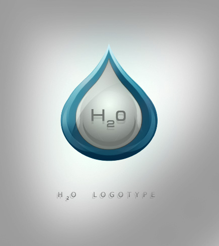 h20 web 2.0 logo design