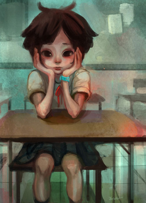 girl character illustration