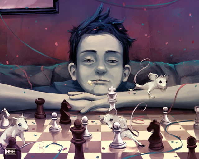 Cheese_Players_by_AquaSixio Cheese players digital painting