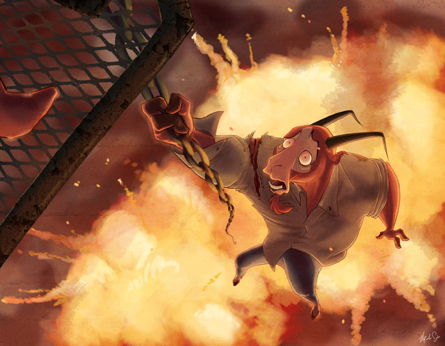 I_Need_A_Hero_by_Lachtaube hero digital painting