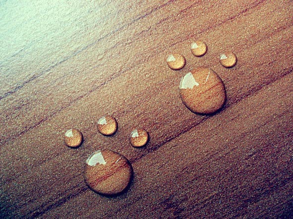 I_was_here__by_xxkiriku waterdrops foot steps photography