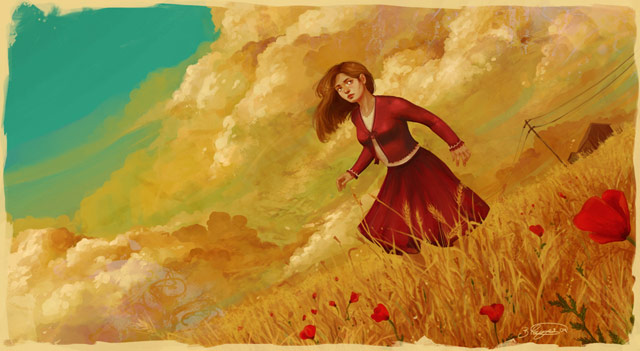 Mysterious__Afternoon_by_silvercherry mysterious character illustration