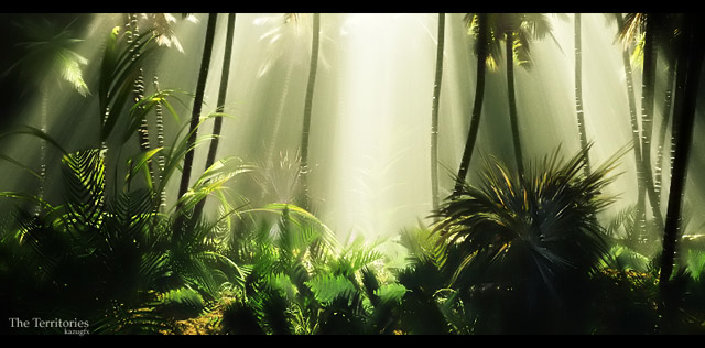 Forest realistic 3d