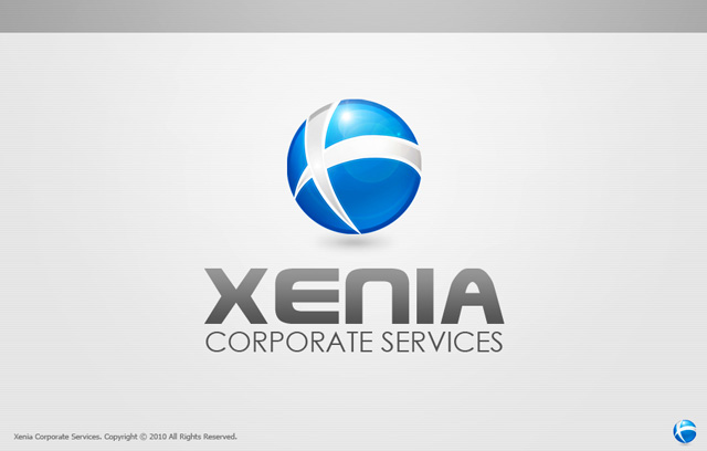 xenia web 2.0 logo design