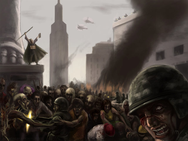 Zombie_attack_by_eronzki999 zombie attack digital painting