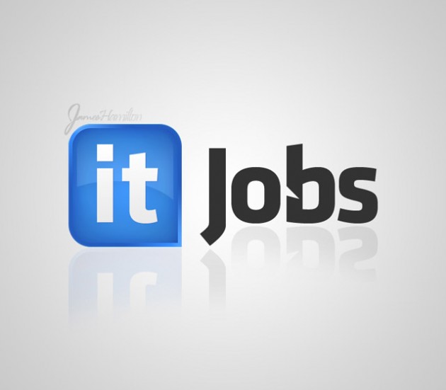 it jobs web 2.0 logo design