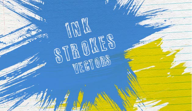 7-ink-stroke-vectors ink stroke vector brushes photoshop