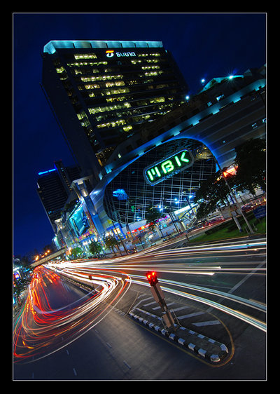 city scape cityscape lights beautiful cars night day architecture building