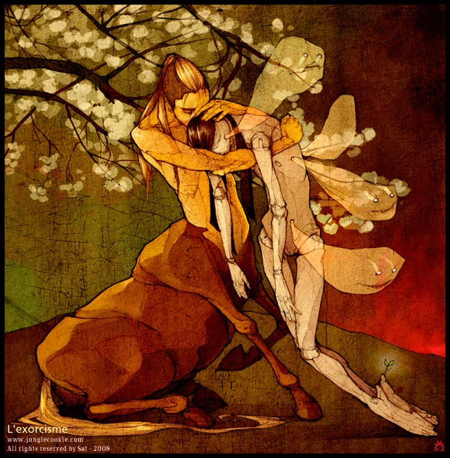 bf99b8092921f96db8e3b8bf6f85b62a exorcism character illustration