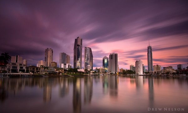 city scape cityscape lights beautiful cars night day architecture building