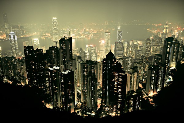 city scape cityscape lights beautiful cars night day architecture building