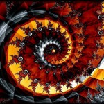 Flaming eye-spiral