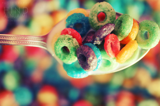 spoon cerial colorful photography