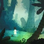 spirits forest girl digital painting