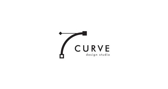 curve tool logo design