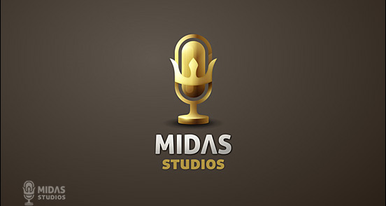 Midas Studios Golden Logo