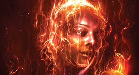 portrait of fire - photoshop tutorial