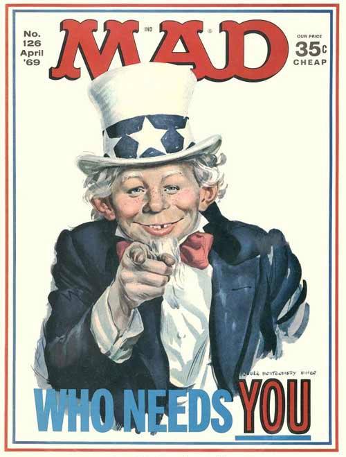 uncle sam mad magazine cover