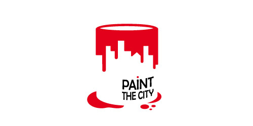 paint the city conceptual logo