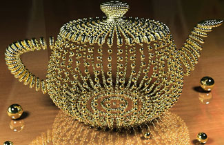 How to Make a Dazzling Golden Pearl Teapot in 3D StudioMax