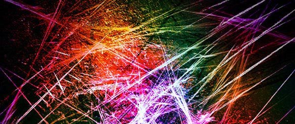3D Grunge Brush for Adobe Photoshop 3D Abstract Lines Brush