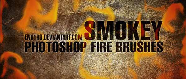 Smoke Effect Brush Pack SMOKEY Fire Brushes