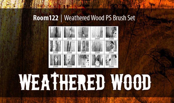 15 Free Wood Brush Downloads 15 Weathered Wood Photoshop Brushes