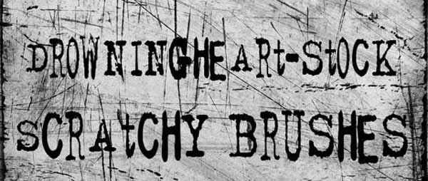 Scratchy grunge brushes