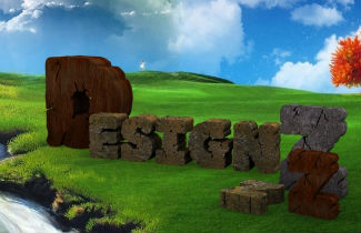 How to Make a 3D Stone Effect Typography in 3ds Max