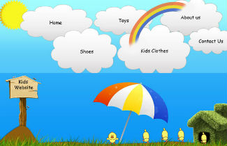 How to Design a Cute Kids Web Layout in Photoshop