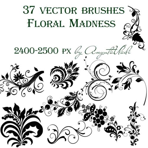 photoshop floral brushes