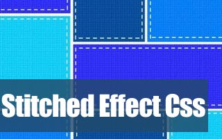 How to Create a Stitched Effect Using CSS3