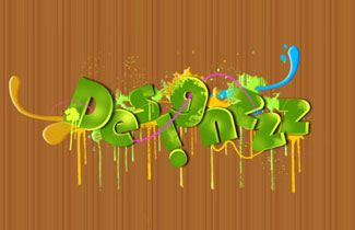How to Create a Splattery Groovy Typography in Photoshop