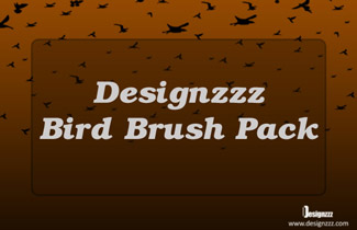 Free Silhouette Effect Bird Brush Set