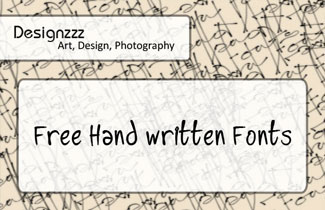 Finest Collection of Free Hand Written Fonts