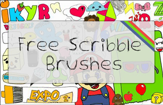 Free Creatively Designed Scribble and Doodle Brushes for Photoshop