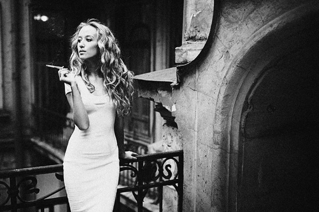smoking girl