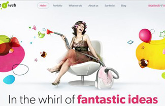 Art4web – Funky Colorful HTML5 and jQuery Website