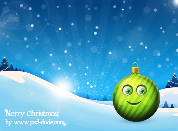 Christmas Cartoon Character in Photoshop latest december 2011 tutorials for graphic designers of Adobe photoshop