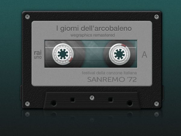 Create A Detailed Cassette Tape in Photoshop latest december 2011 tutorials for graphic designers of Adobe photoshop