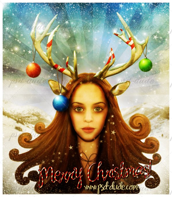 Create a Vintage Christmas Card in Photoshop latest december 2011 tutorials for graphic designers of Adobe photoshop