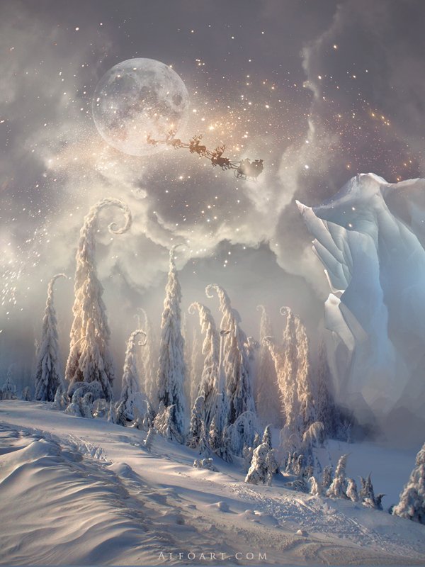 christmas night card latest december 2011 tutorials for graphic designers of Adobe photoshop