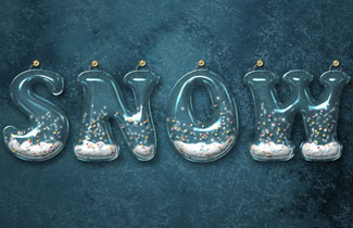 Creating a Water and Snow Text Effect