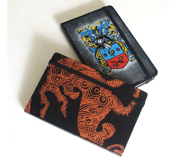 Silkscreen Moleskine Cover Moleskin Notebooks
