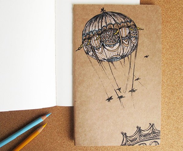 Bridges & Balloons Customised Moleskine