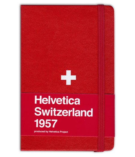 Helvetica Moleskine swiss designing