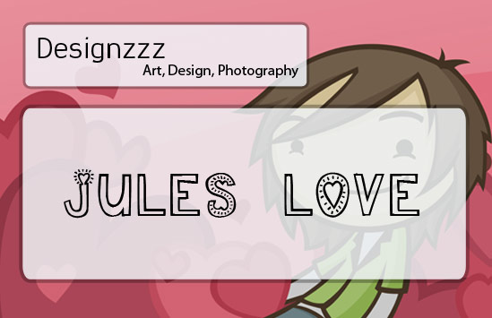 Jules Love valentine day fonts for designers download pack