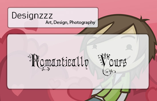 Romantically Yours valentine day fonts for designers download pack