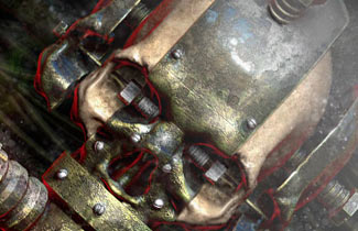 Create a Metal Nuts and Bolts Opening Skull