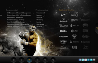 Pixel Pimps – Design Agency’s Dark Homepage